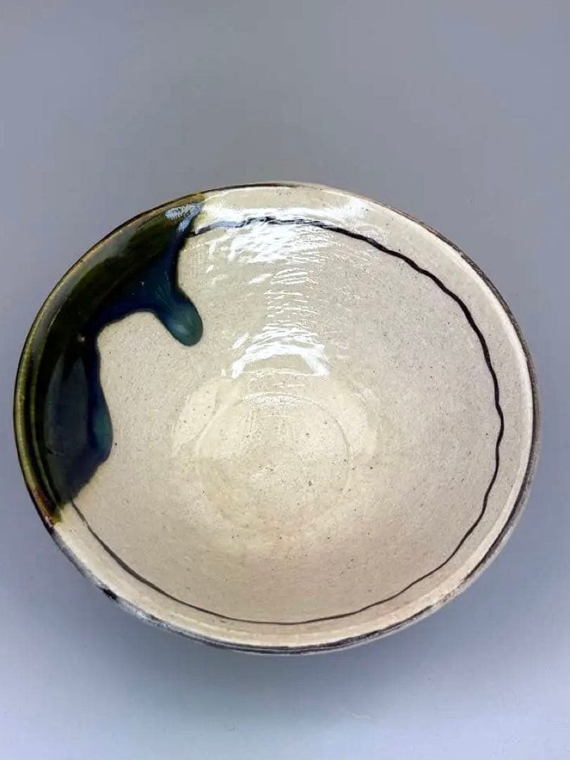 茶道具一式 茶箱付き 11点セット　加藤麥代　茶碗香合織部茶碗水注　在銘