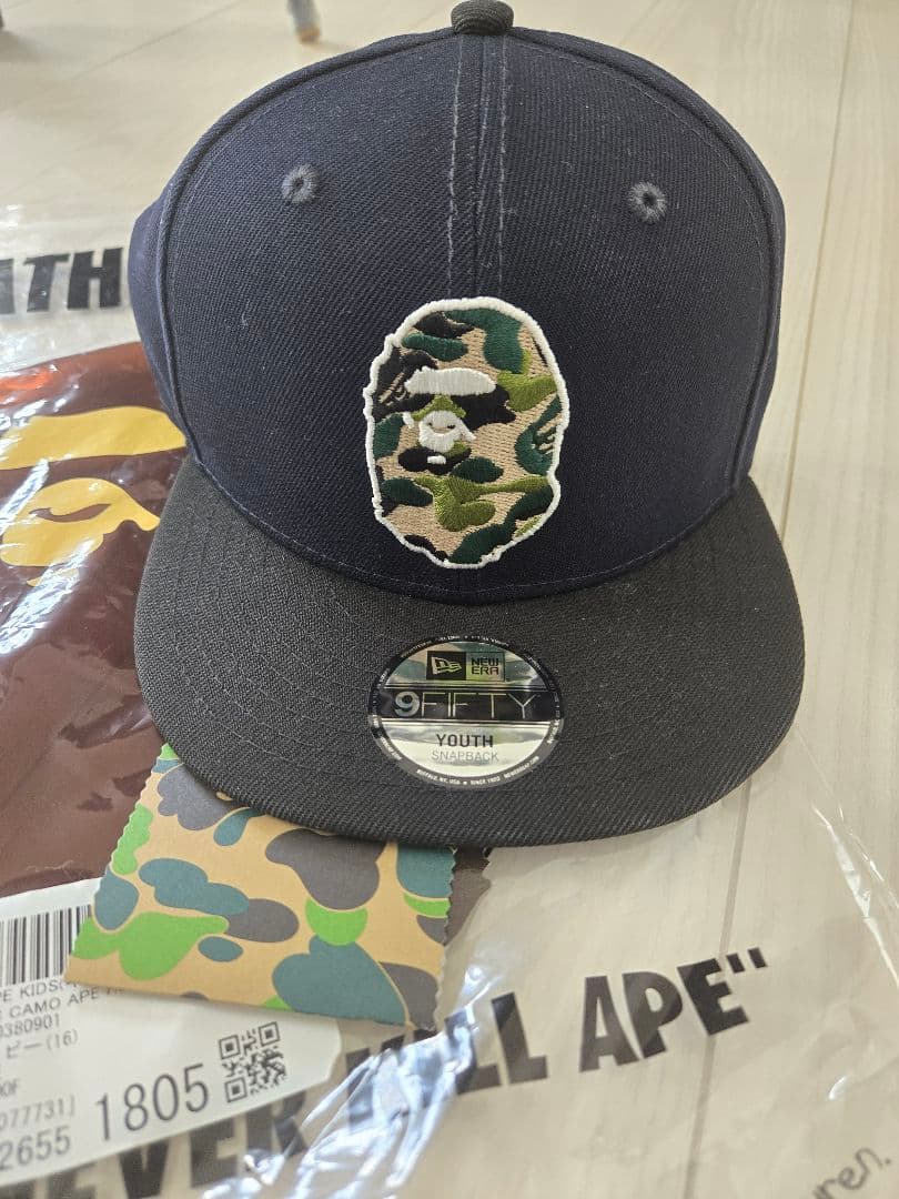 A BATHING APE 9FIFTY YOUTH キャップ