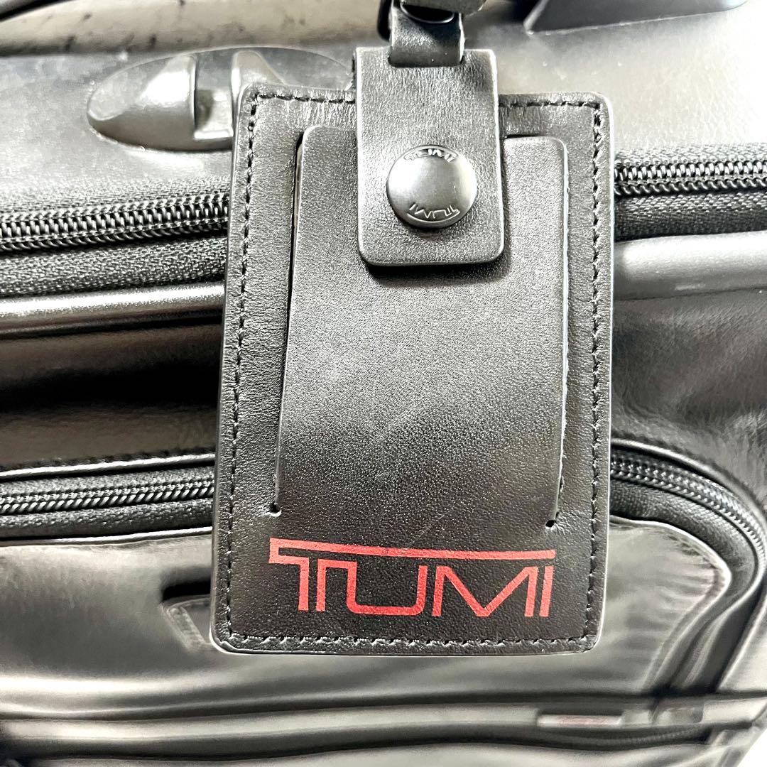 ✨超激レア✨TUMI レザーキャリーケース スーツケース 2輪 機内持ち込み