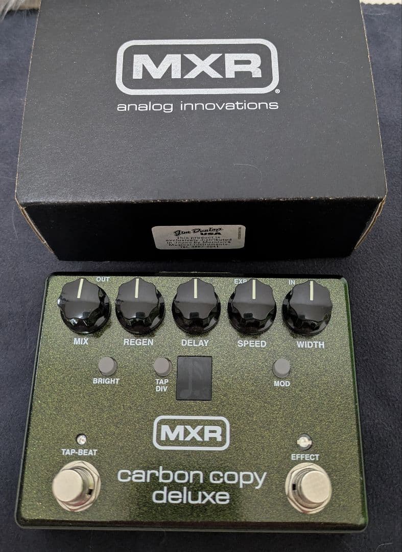 MXR carbon copy deluxe ディレイペダル