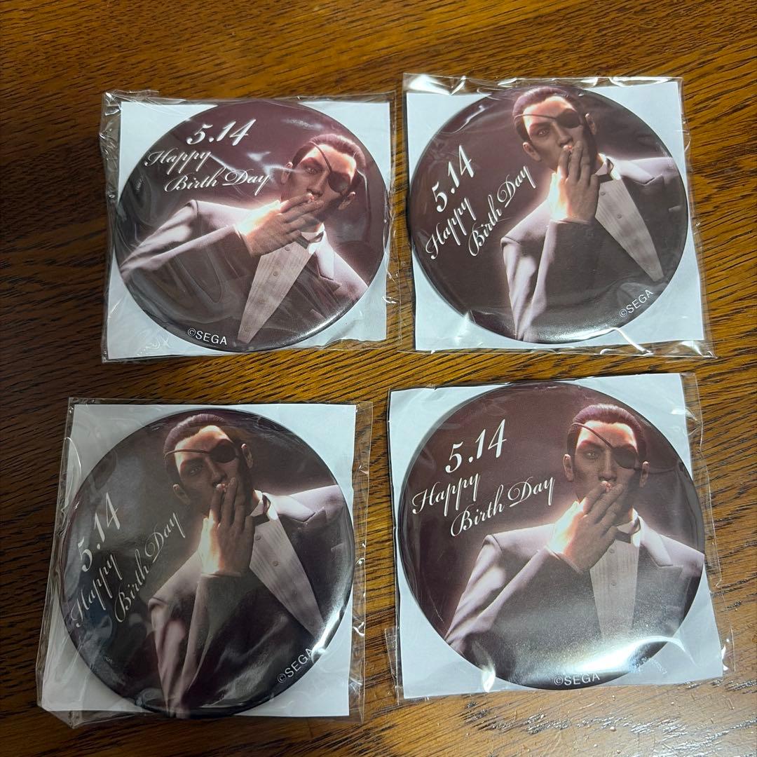 龍が如く 真島吾朗 誕生日特典缶バッジ