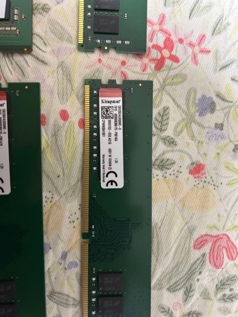 メモリモジュール8個セット (ジャンク)