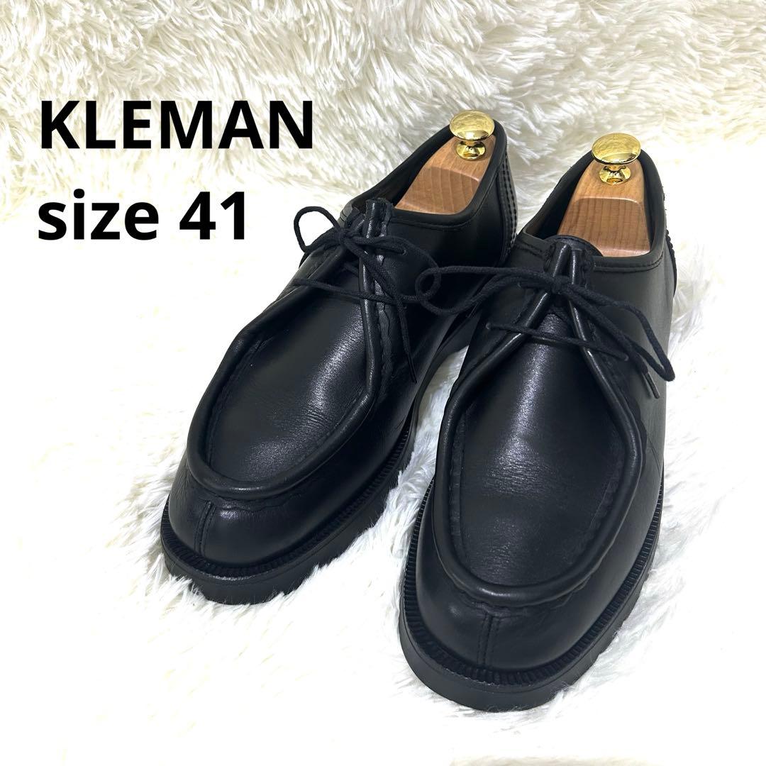 極美品✨KLEMAN クレマン パドラー　チロリアンシューズ ブラック 41
