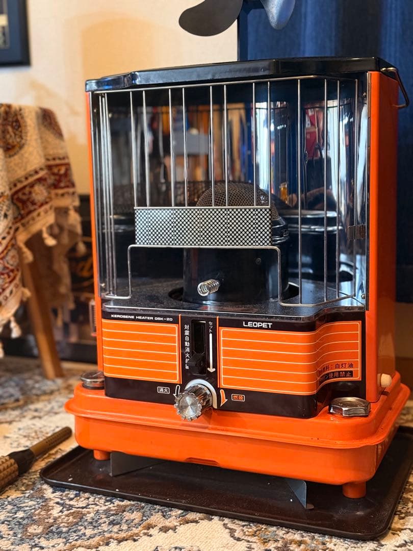分解整備清掃済 76年製 トヨクニ LEOPET 昭和レトロ 石油ストーブ