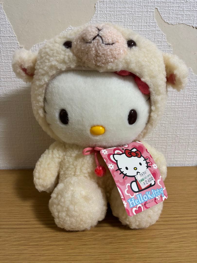 サンリオ　ハローキティ　変身　ぬいぐるみ　ひつじ　Mサイズ　2002 #12
