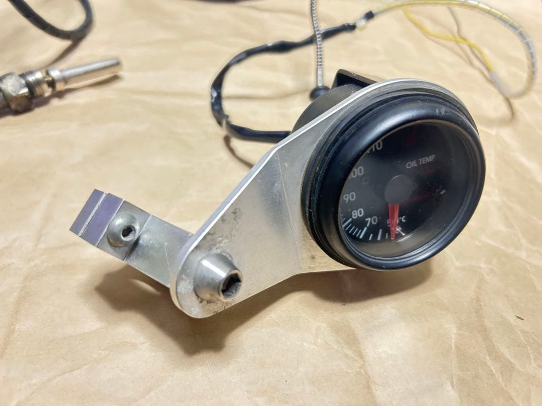 NPROJECT アナログ油温計 50℃〜130℃