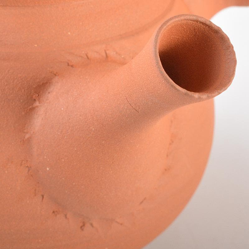 煎茶道具　常滑焼　山七窯　渡辺山七作　保宇夫良　横手急須　共箱　V　R6597