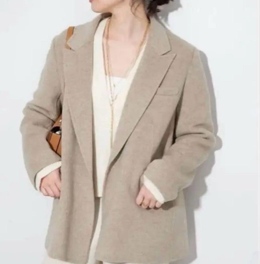 PLAGE 2023AW ハミルトンマニッシュジャケット　コート　美品　ベージュ