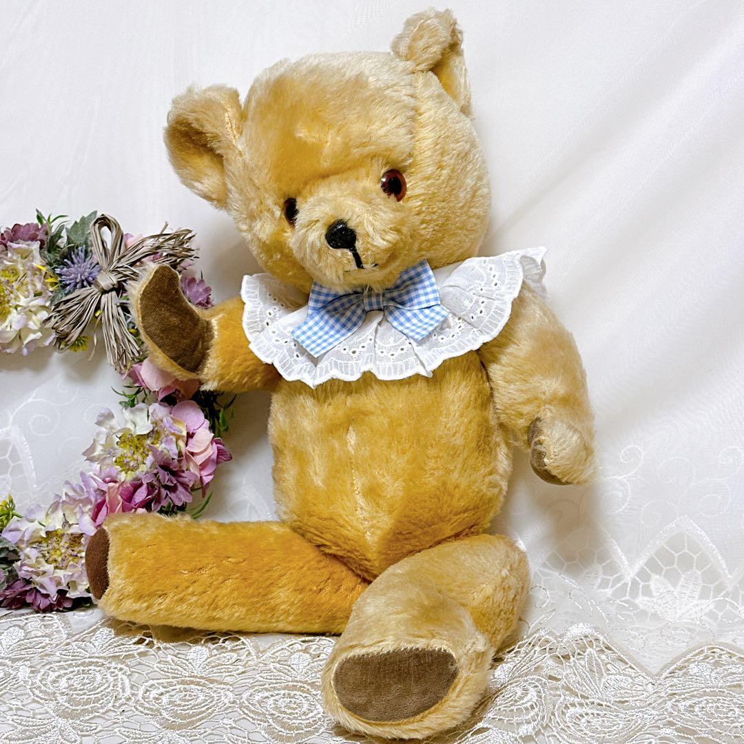 ❤️ペディグリー❤️綺麗なアンティークベア　イギリス　テディベア　ビンテージ