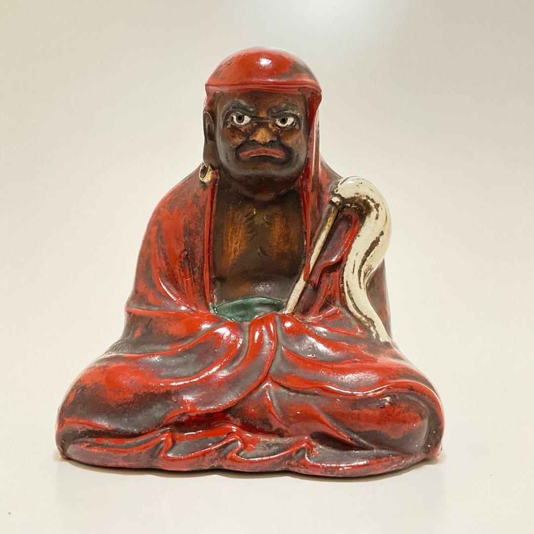 達磨大師像　陶器製