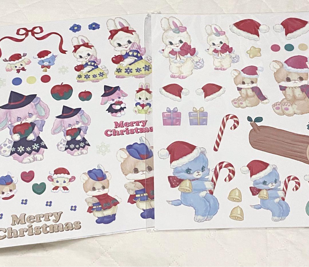 ayyjewelアイジュエル様クリスマスワーク缶 デザペ・メモ・テープセット