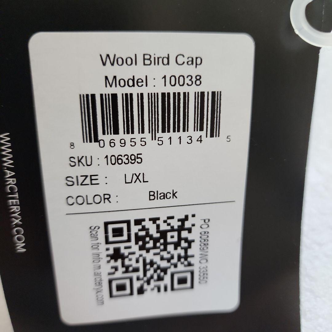 Arc'teryx Wool Bird Cap L/XL ブラック