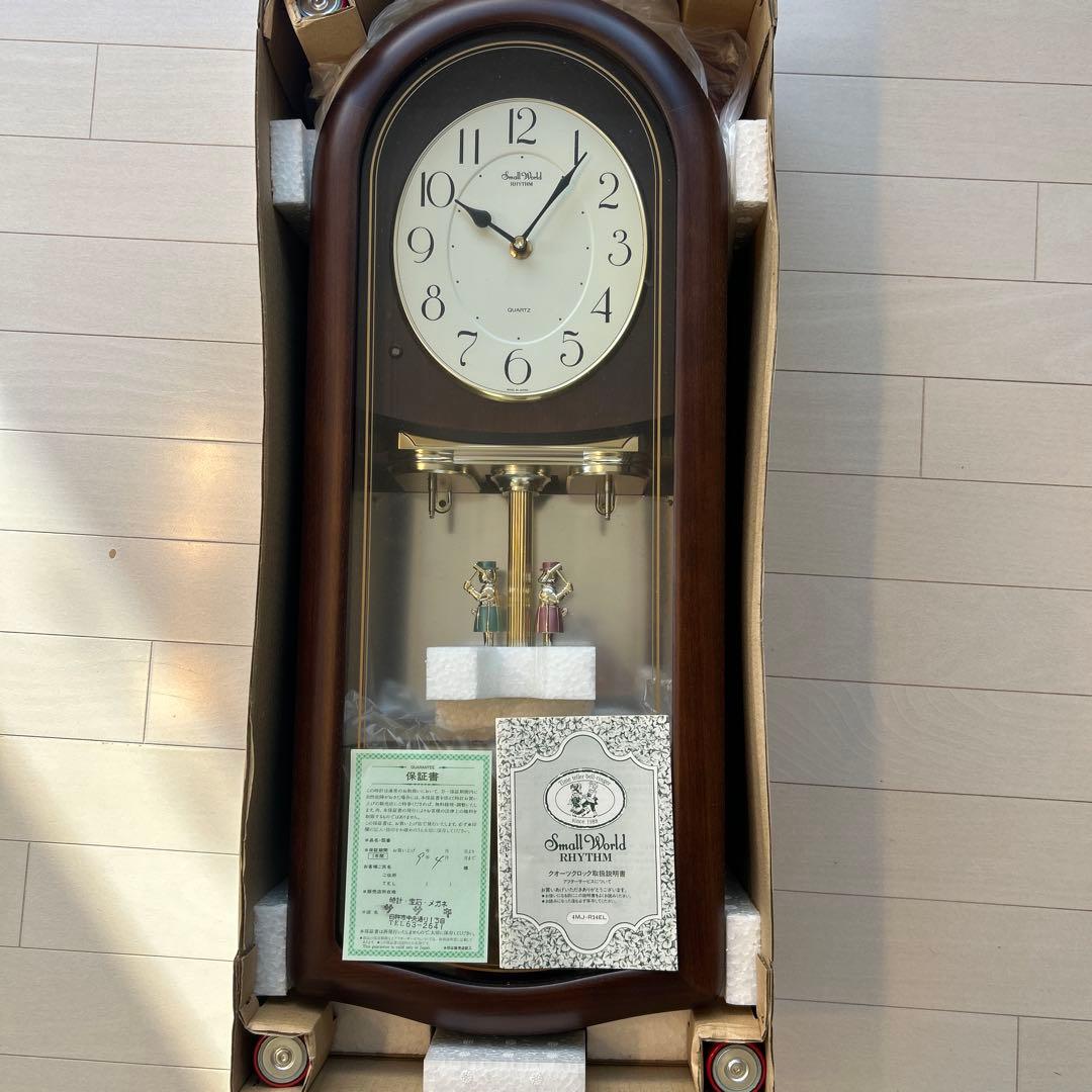 RHYTHM Small World 掛時計