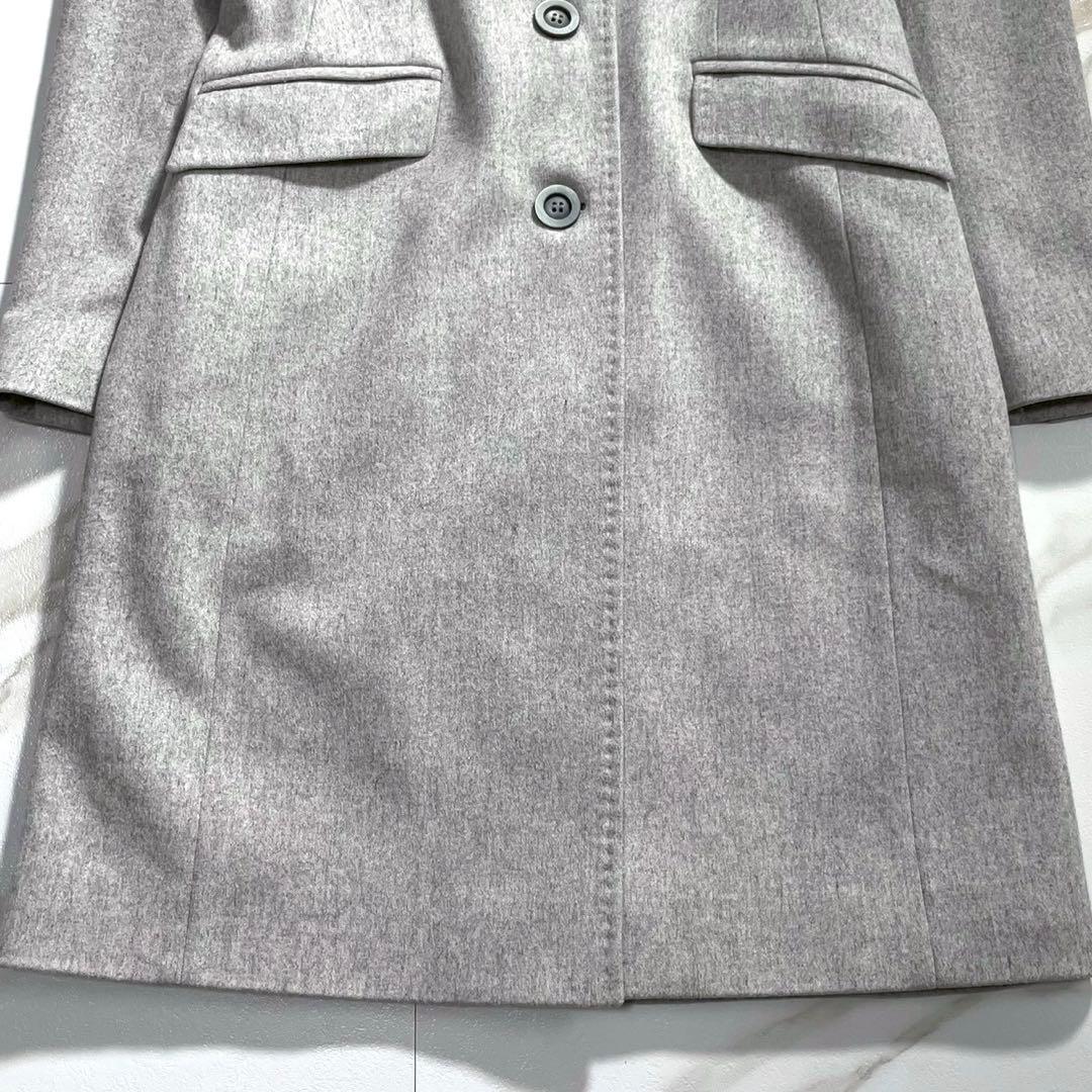 専用【極美品】バーニーズニューヨーク ロロピアーナ チェスターコートM グレー