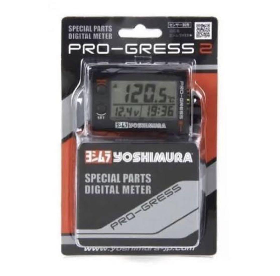 新品 ヨシムラプログレス2マルチテンプメーター油温計
