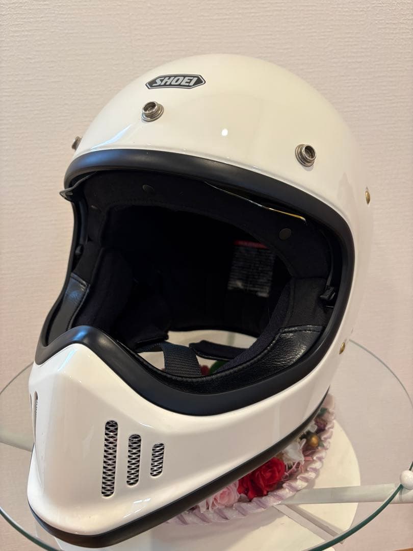 SHOEI EX-ZEROフルフェイスヘルメット ホワイトMサイズ 送料込み！