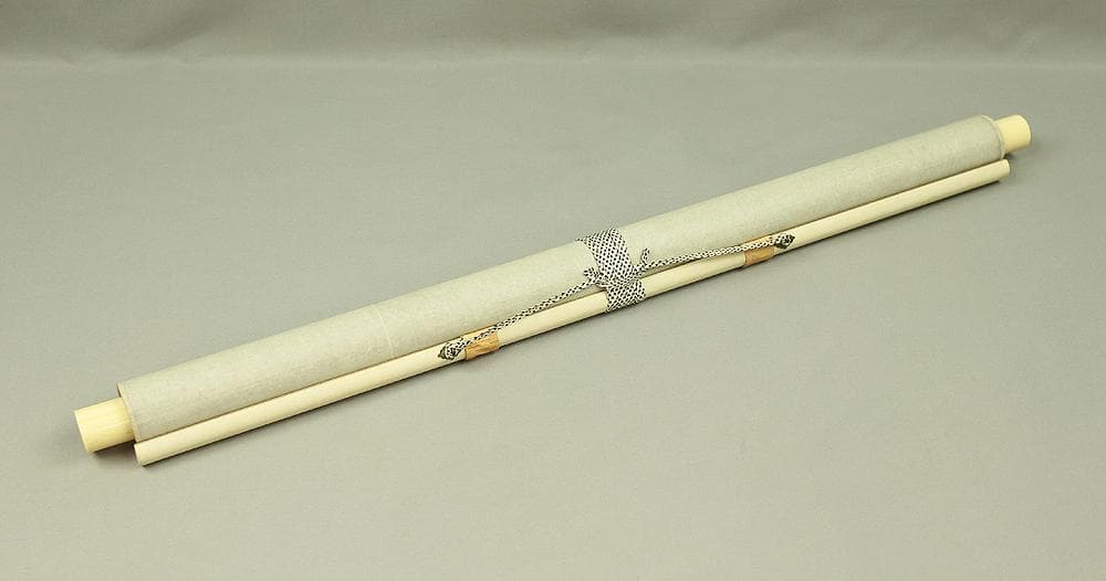 岡田錬石 1904-1995 東京 蔦谷龍岬師事「鴬に茸」掛軸 肉筆 絹本