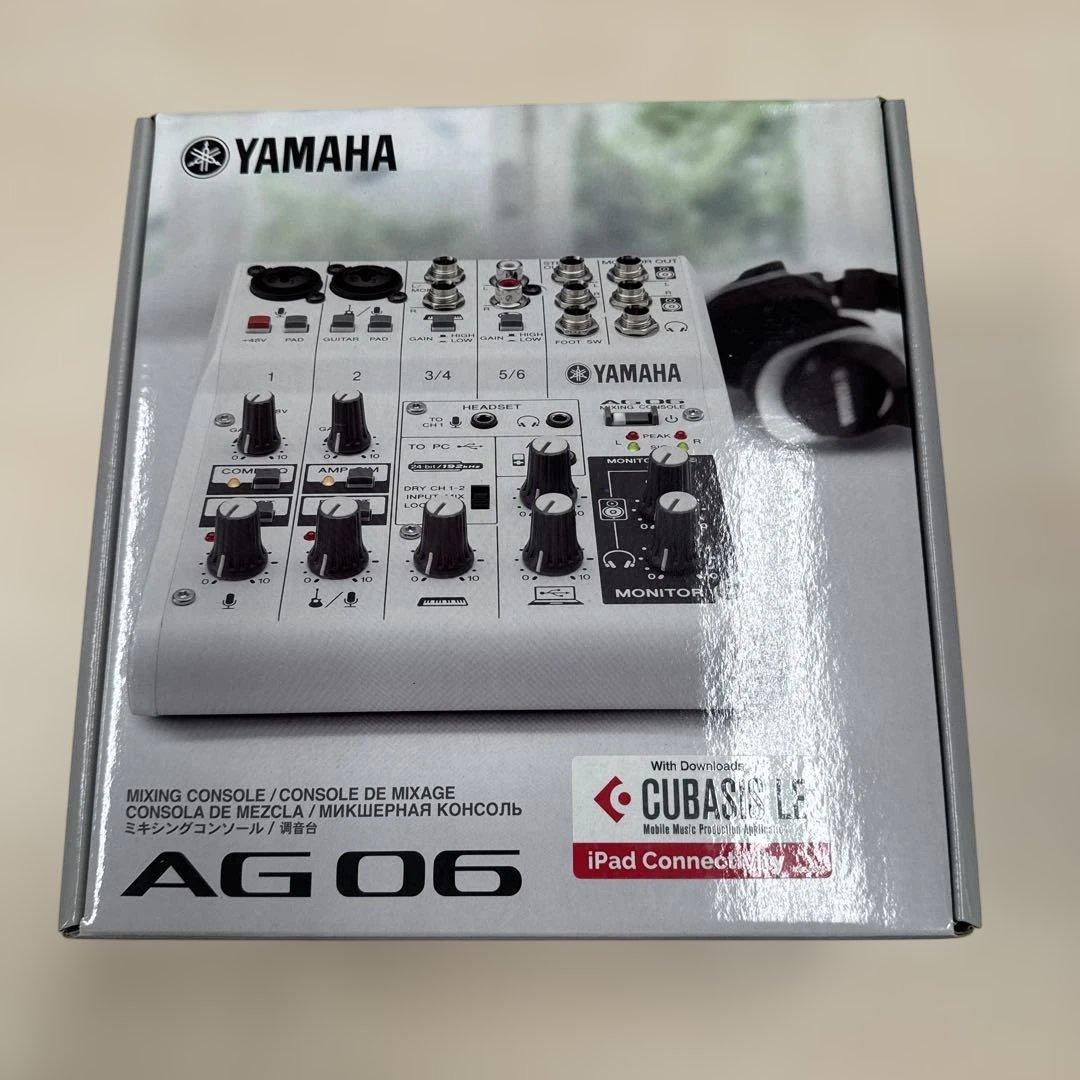 YAMAHA AG 06 ミキシングコンソール