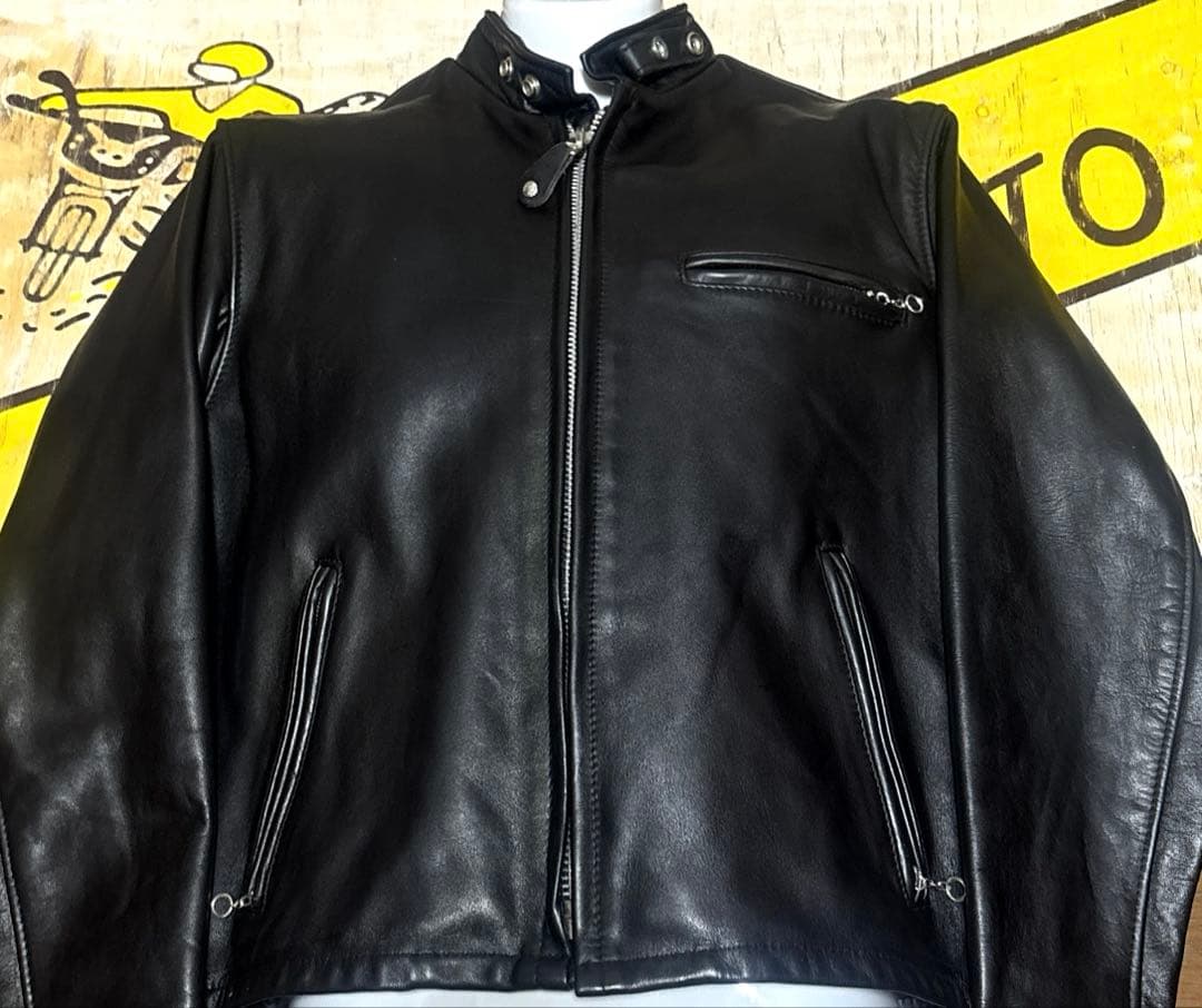 超美品‼️schott641SP 40インチシングルライダース　インナーボア付