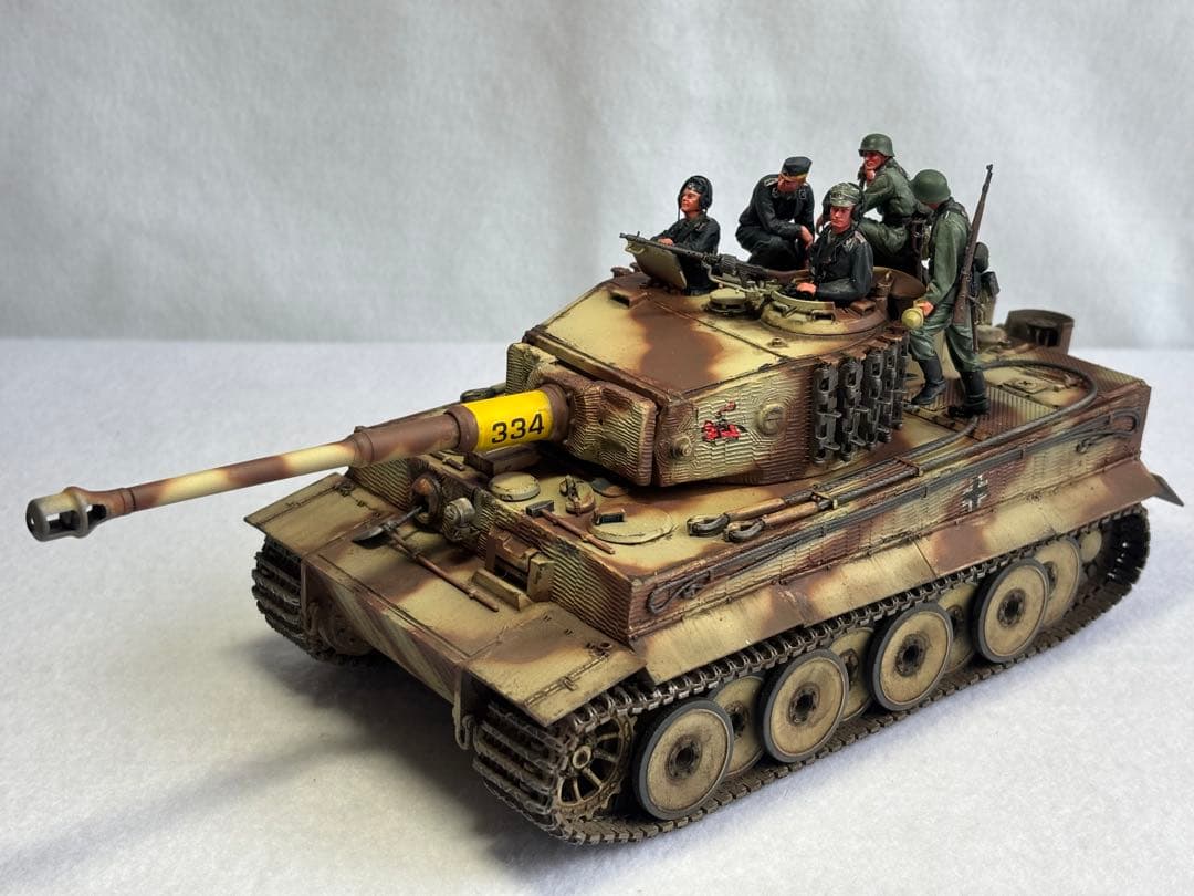 1／３５ドイツ陸軍タイガー1重戦車プラモデル完成品