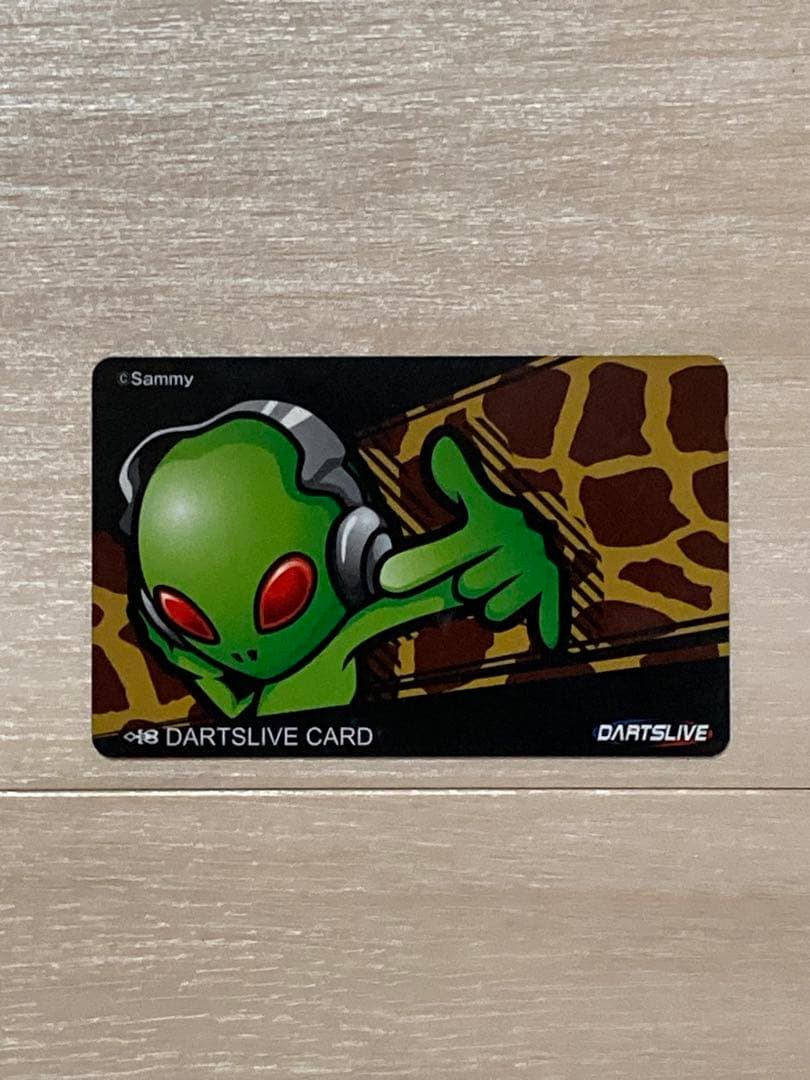 り　ダーツライブカード　エイリやん　Sammy キリン柄