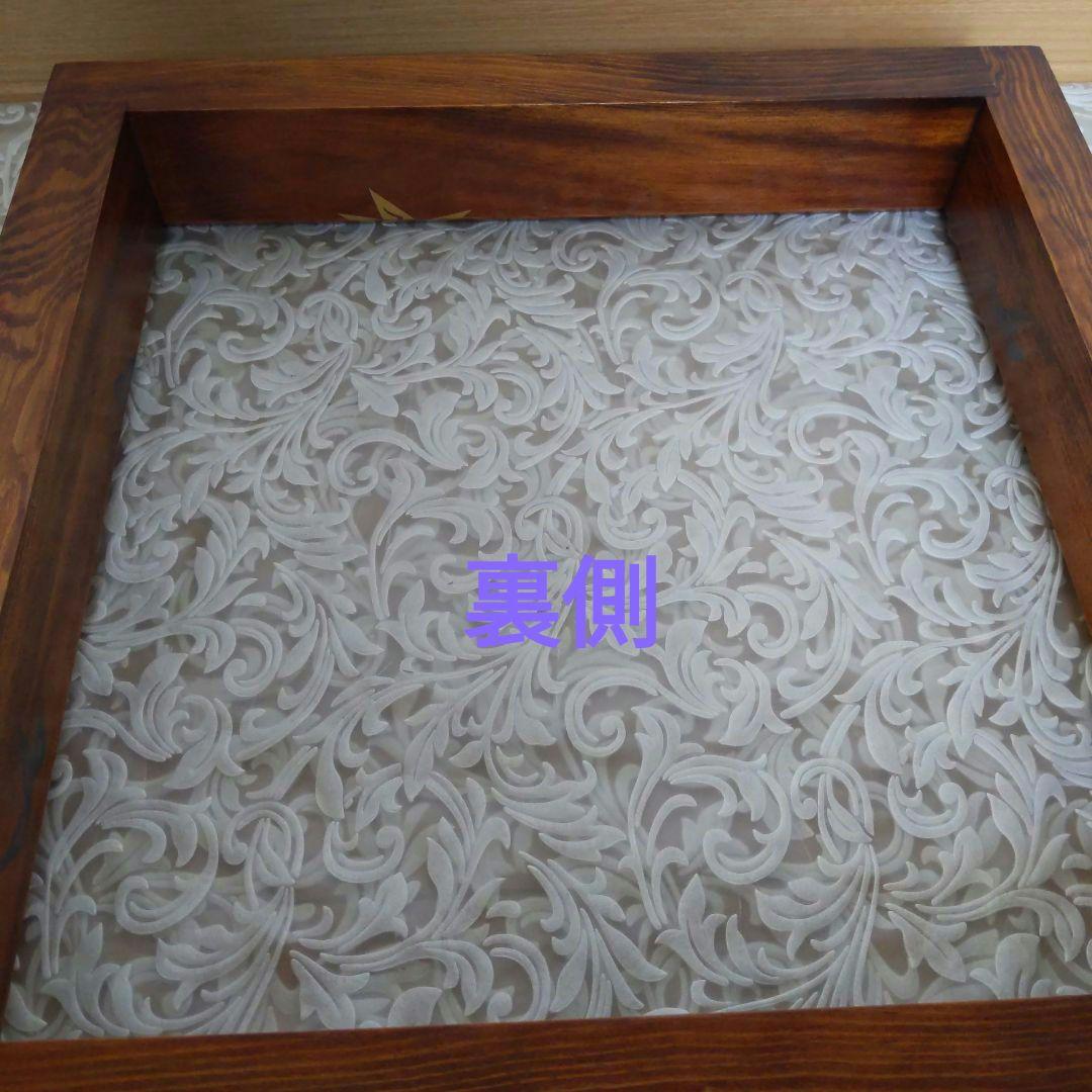 茶道具　炉縁　鱗鶴蒔絵　絵師︰鈴木光入　表千家　裏千家　平安　【匿名配送】