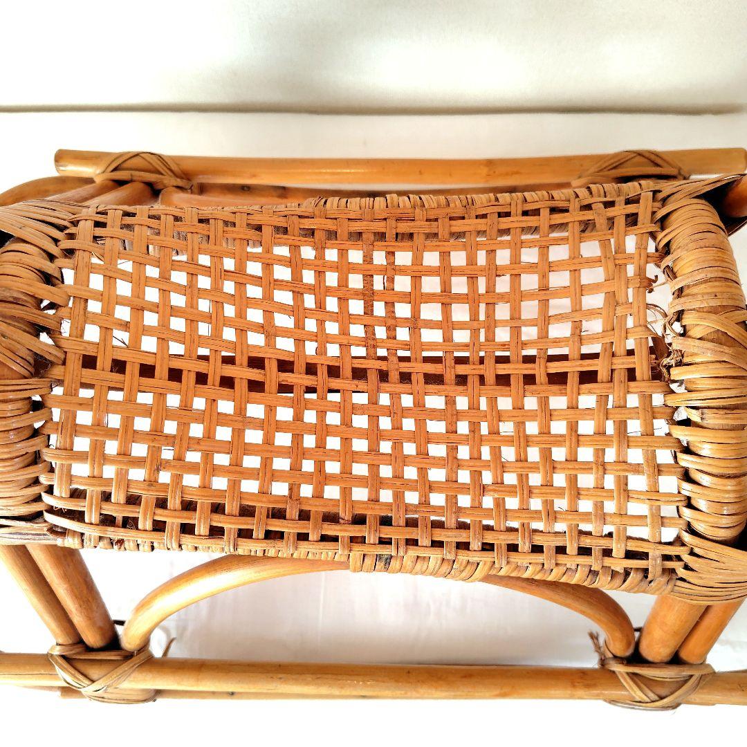 ラタン ロッキングホース 木製 ヴィンテージ レトロ 揺り木馬 おもちゃ 日本製