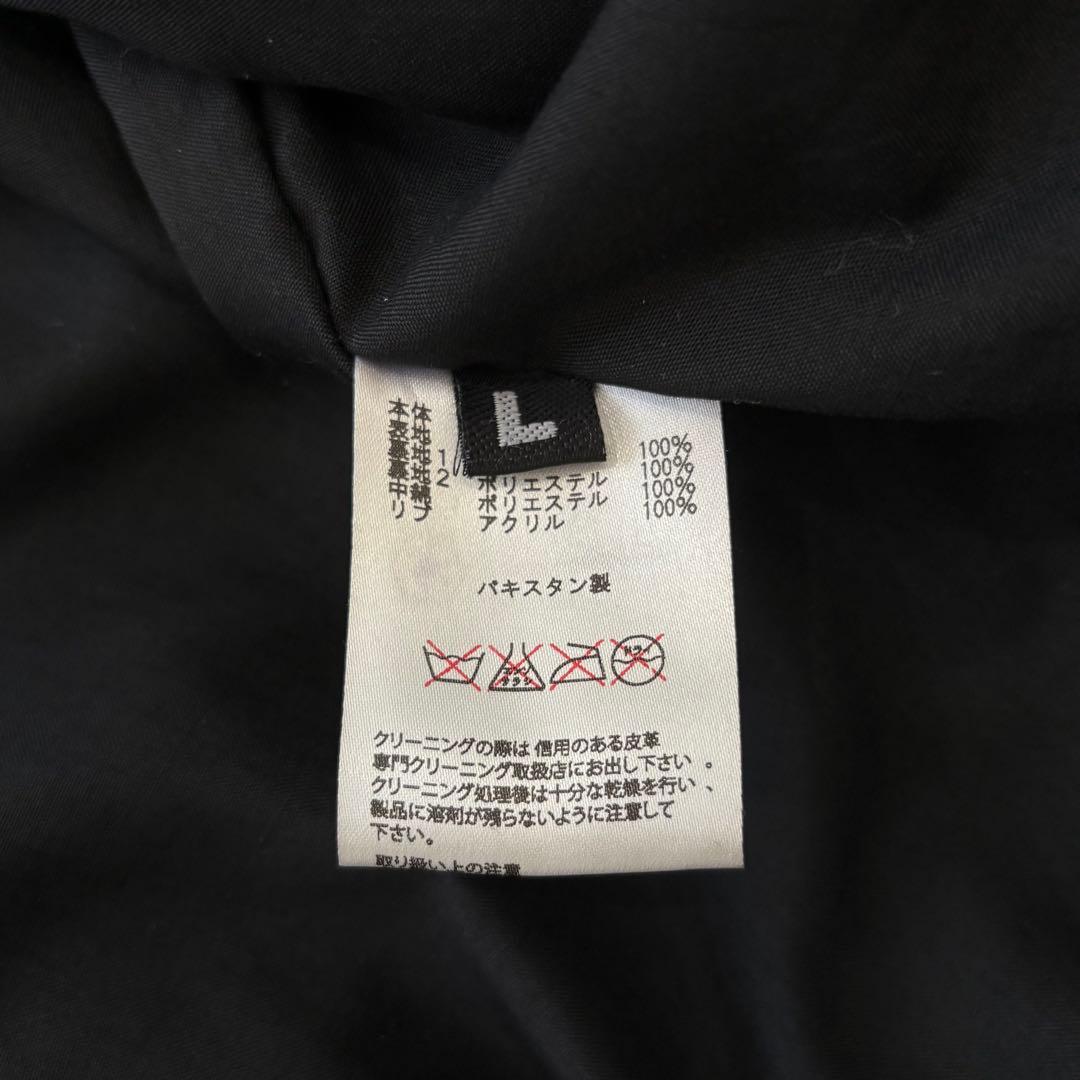 Liugoo Leathers レザージャケット ブラック L 牛革 中綿入り