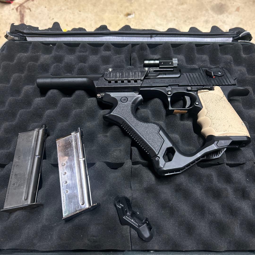 東京マルイ ガスガン レール付き　デザートイーグル　50AE 10インチバレル