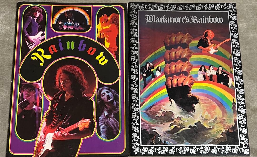 超レア/リッチーブラックモアレインボーパンフレット 1976/1978/1995