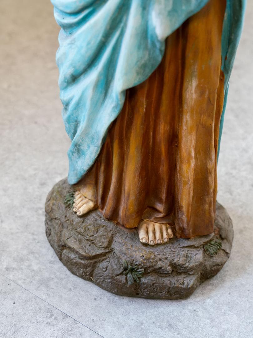 イエス・キリスト像 Jesus Statue アンティーク 木彫り彫刻