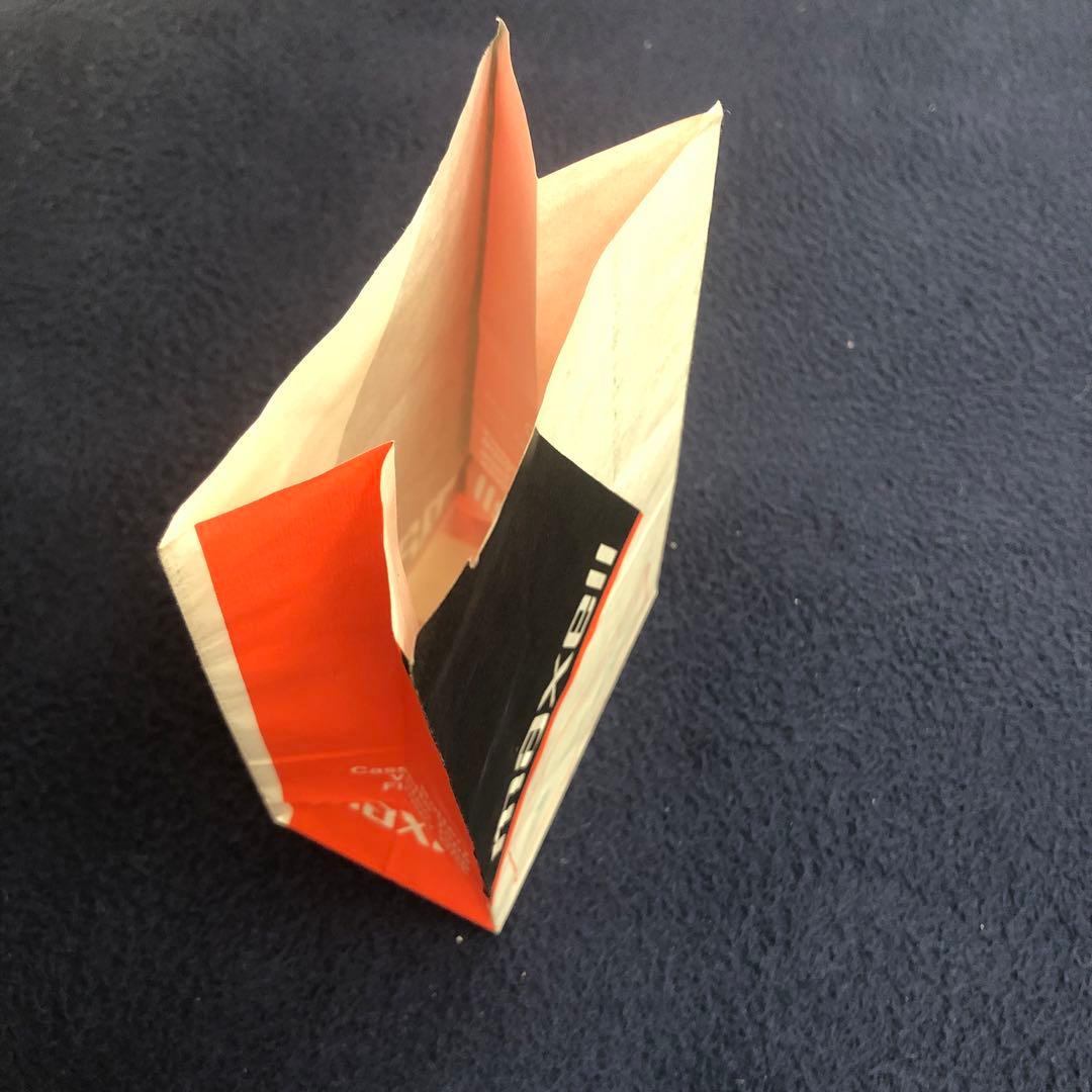 昭和レトロmaxellの紙袋