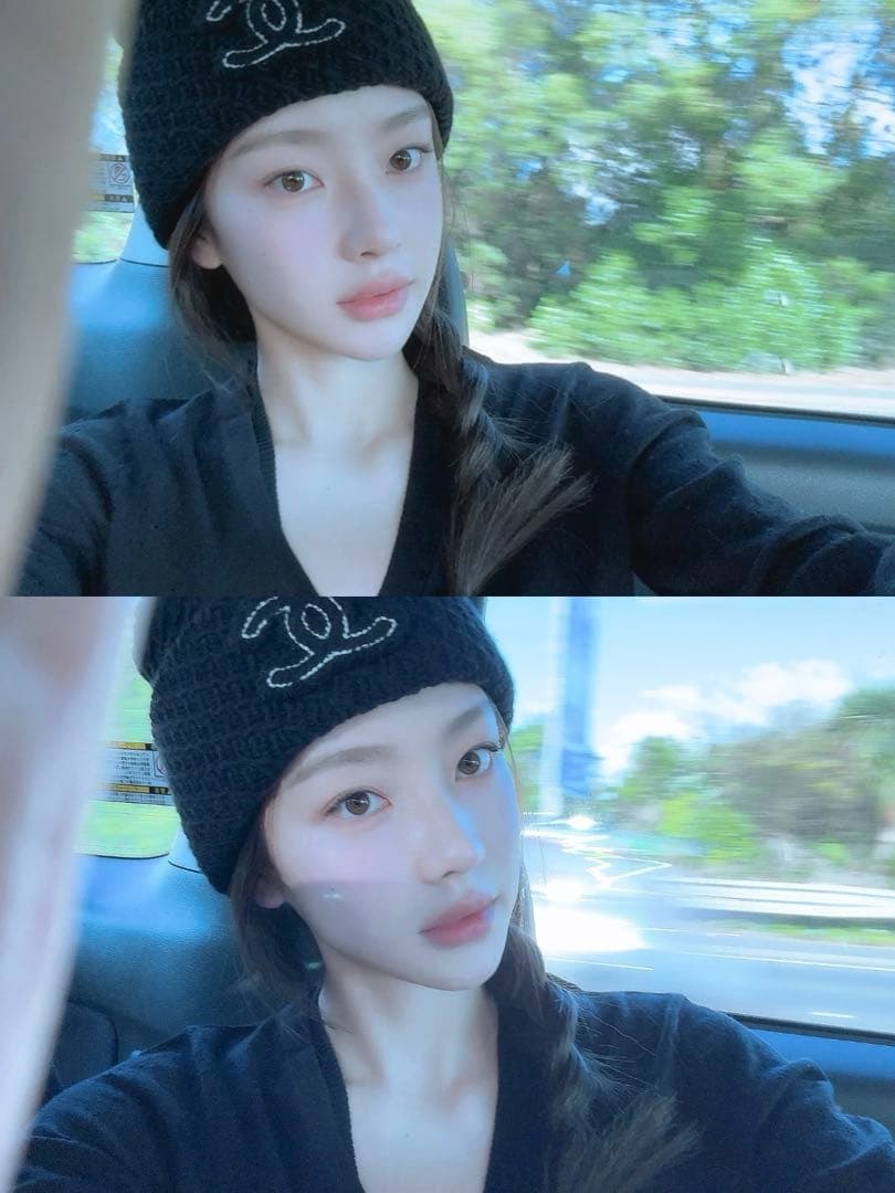 未使用 CHANEL シャネル ニット帽 ビーニー 24A ブラック 黒