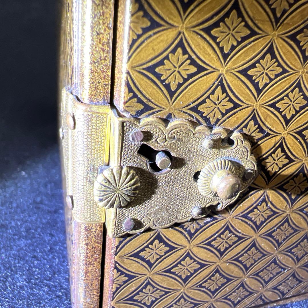 極上蒔絵小箪笥　木箱付　最大長さ約12㎝　東Y8-0105☆2Fチヒエ