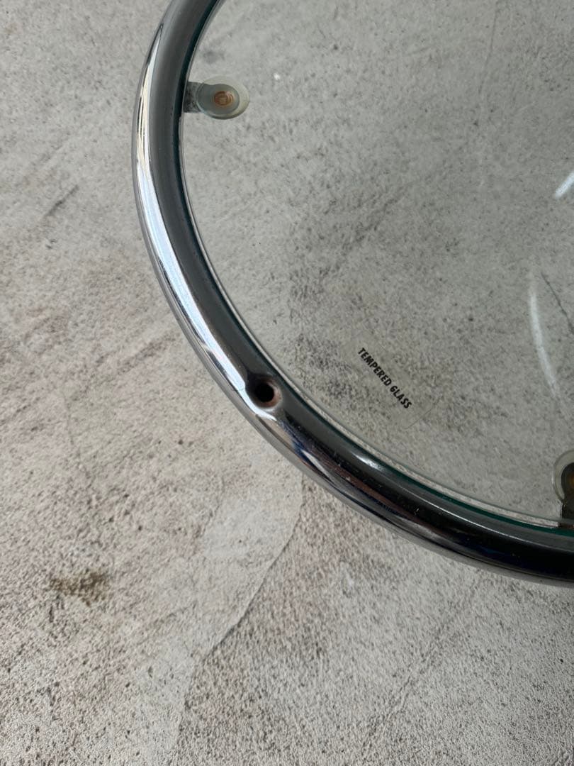 ミッドセンチュリー　ラウンドテーブル　スペースエイジ　Y2K