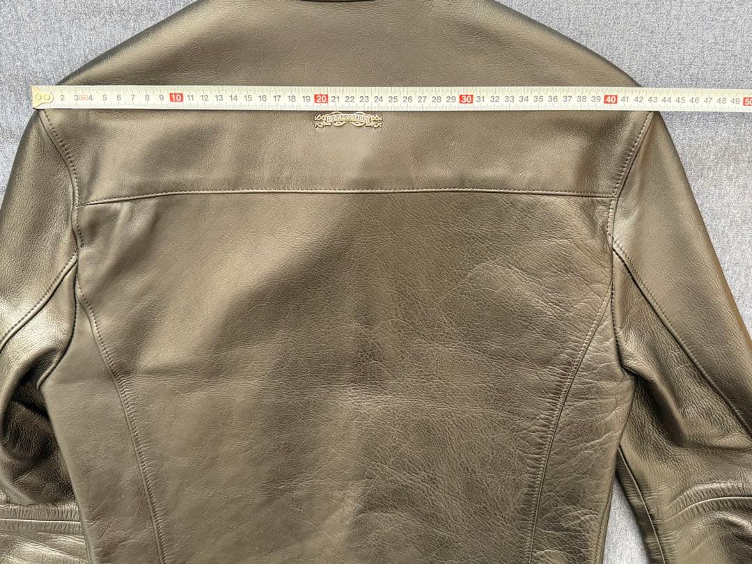 ディールデザイン レザー シングルライダースジャケット