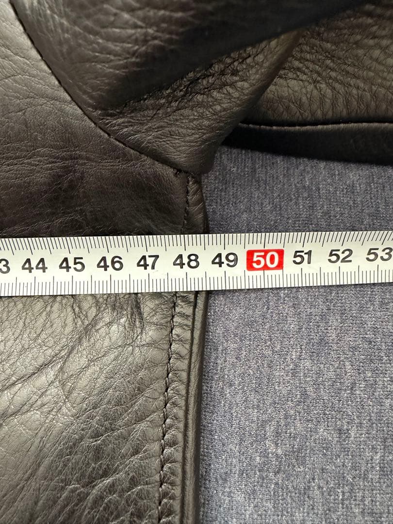 ディールデザイン レザー シングルライダースジャケット