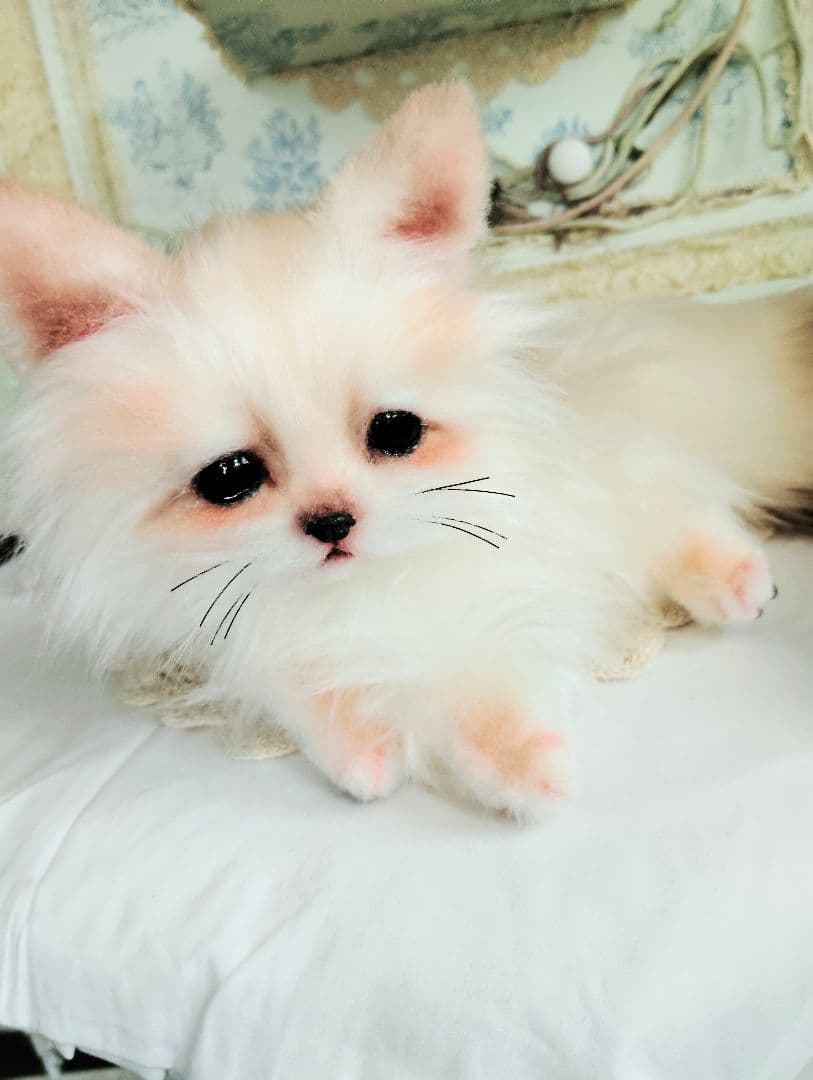 ベビー♡赤ちゃんきつね♡飼ってみませんか❤アートドール♡ぬいぐるみ♡