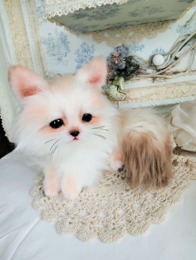 ベビー♡赤ちゃんきつね♡飼ってみませんか❤アートドール♡ぬいぐるみ♡