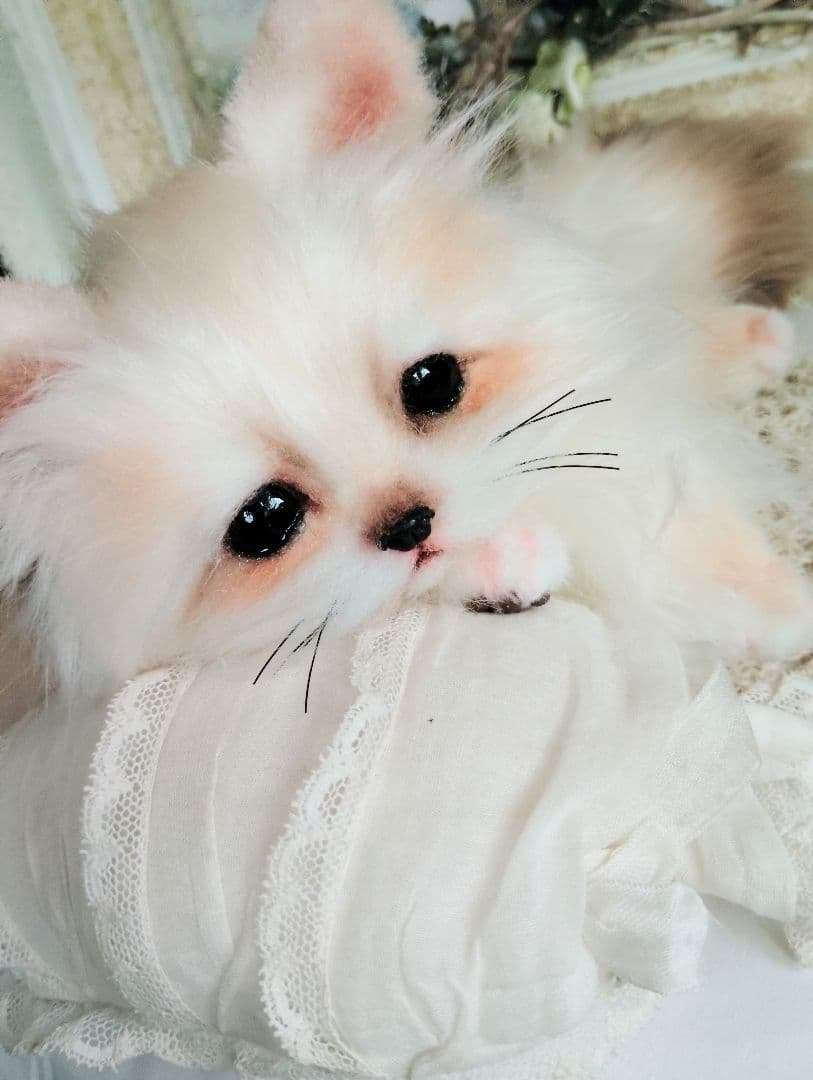 ベビー♡赤ちゃんきつね♡飼ってみませんか❤アートドール♡ぬいぐるみ♡