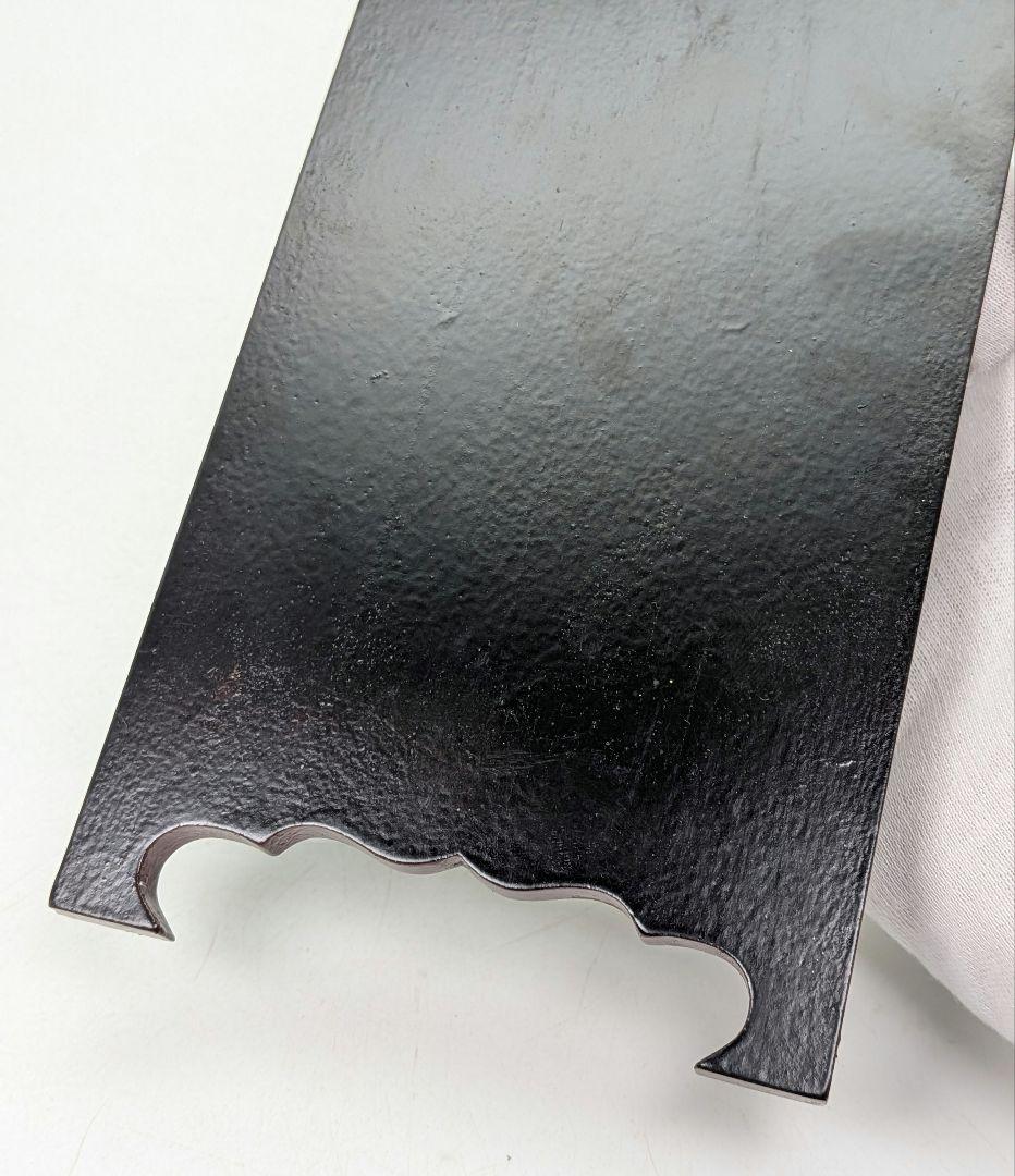 【塗・前端雅峯】【金具・蒼雲 作】 南鐐金具 扇子掛 共箱 純銀 茶道具 茶器