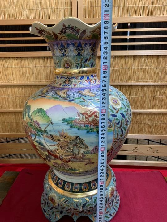 骨董 飾り壺 特大❤️