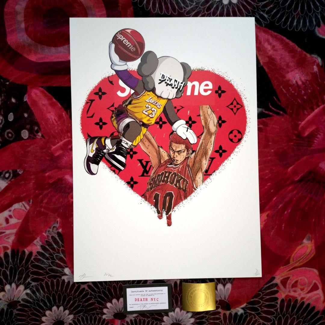 death nyc 世界限定100枚　スラムダンク　桜木花道　KAWS