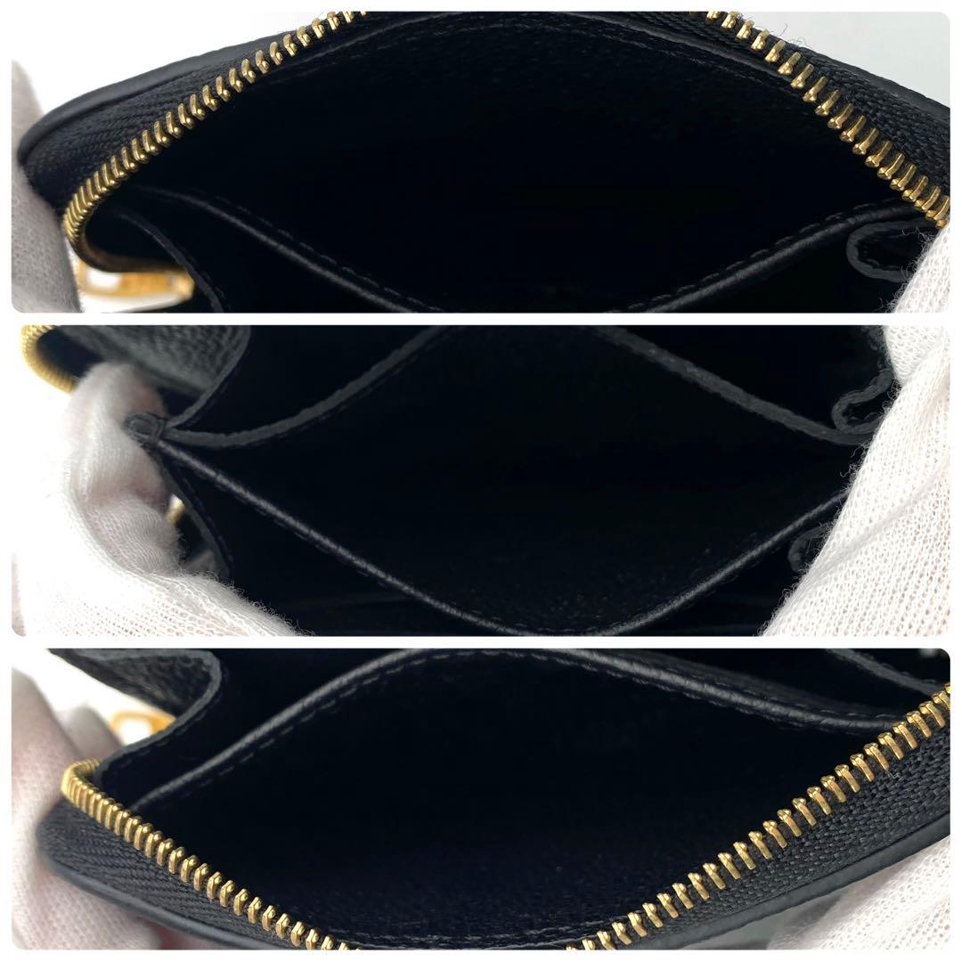 ルイヴィトン モノグラム アンプラント ジッピーパース ブラック 小銭入れ