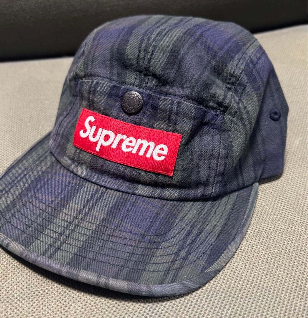 SUPREME Snap Button Pocket Camp Cap グリーン