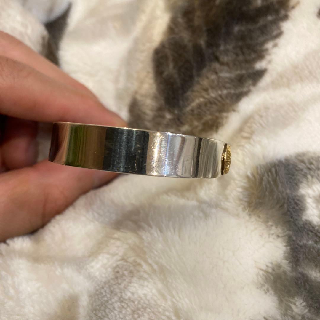 アリゾナフリーダム　バングル　silver925 k18