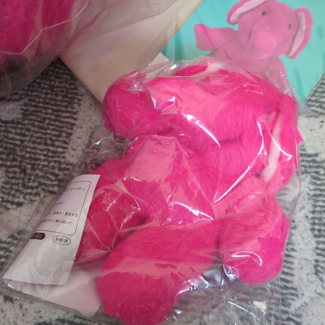 値下げ中！！COCCO 大きなピンクのぬいぐるみと小ぬいぐるみセット