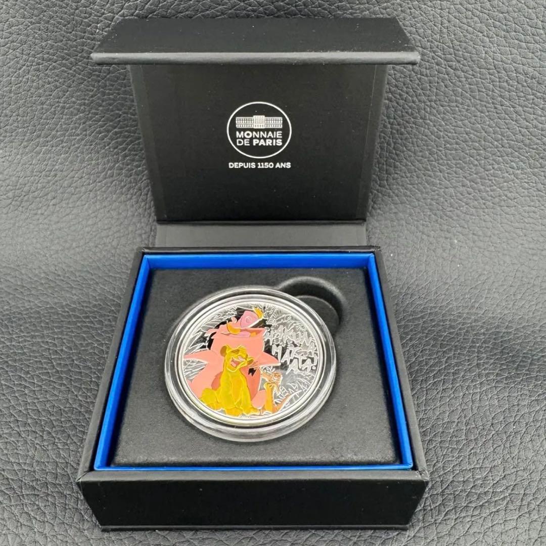 銀貨 ディズニー ライオンキング 30周年 カラー + プルーフ 5000枚限定