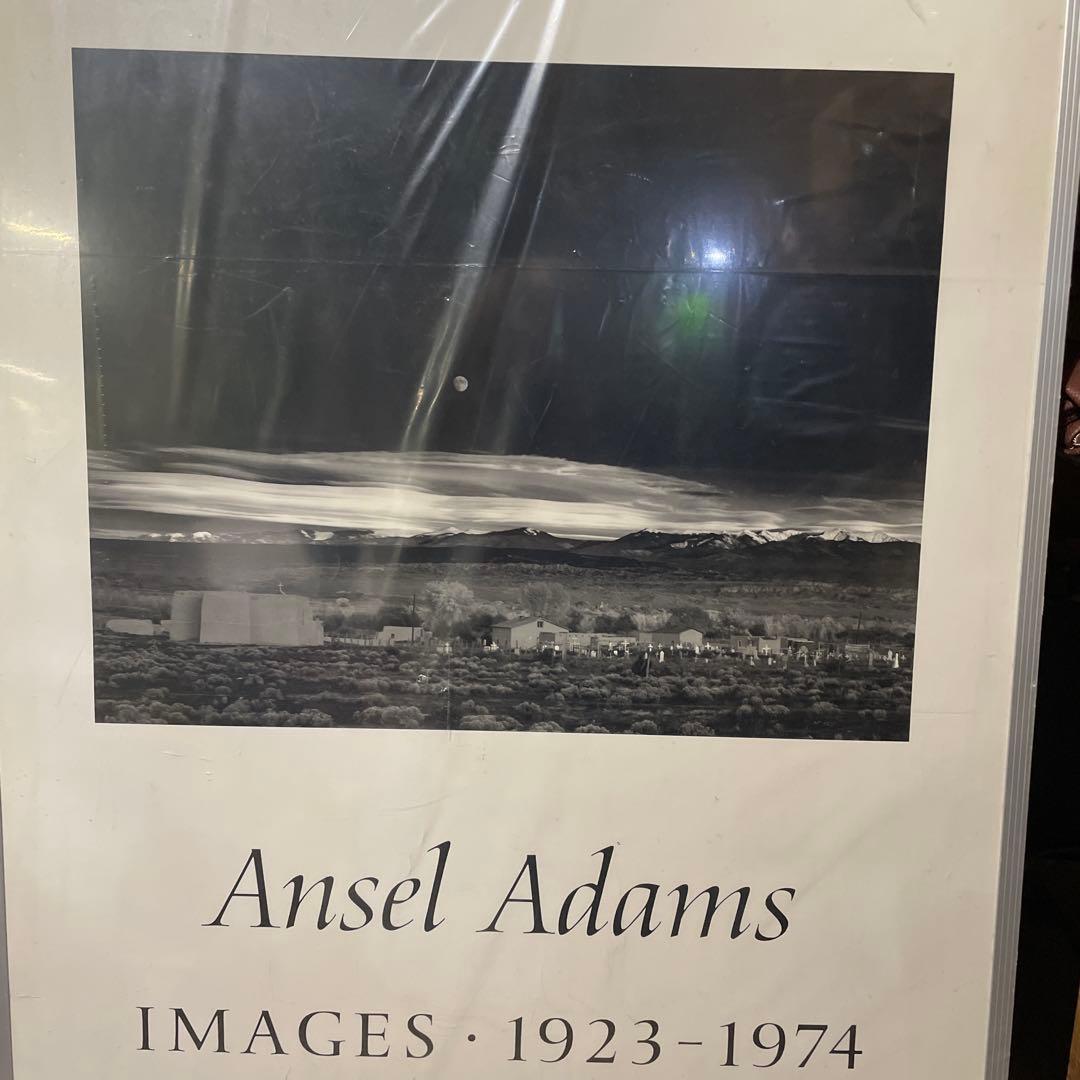 アンセル・アダムス　「月の出 、ニューメキシコ州ヘルナンデス」ビンテージポスター