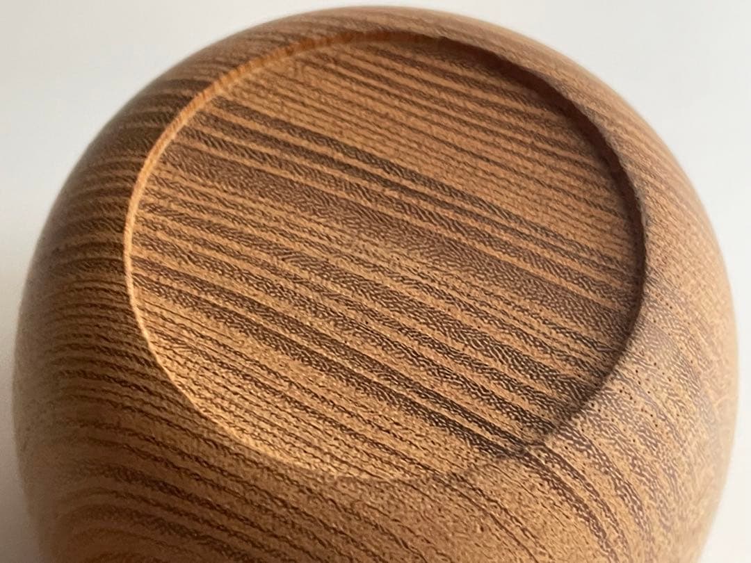 人間国宝　川北良造　神代欅　中棗　棗　共箱　茶器　茶入　木工芸